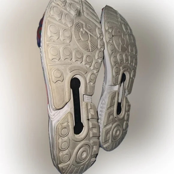 Adidas ZX Flux Torsion sneakers in a multi-color "Art Mosaic Rainbow" print - Picture 6 of 16